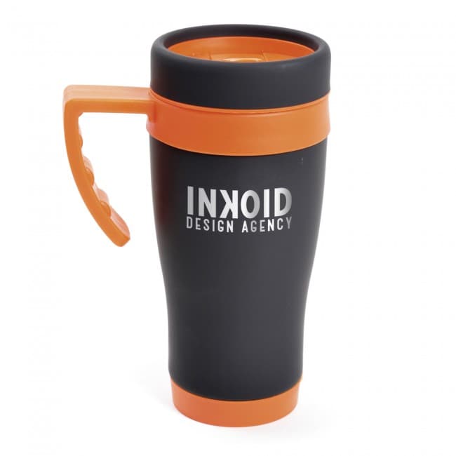 Custom Printed Metal Travel Mug 450ml - Image 2