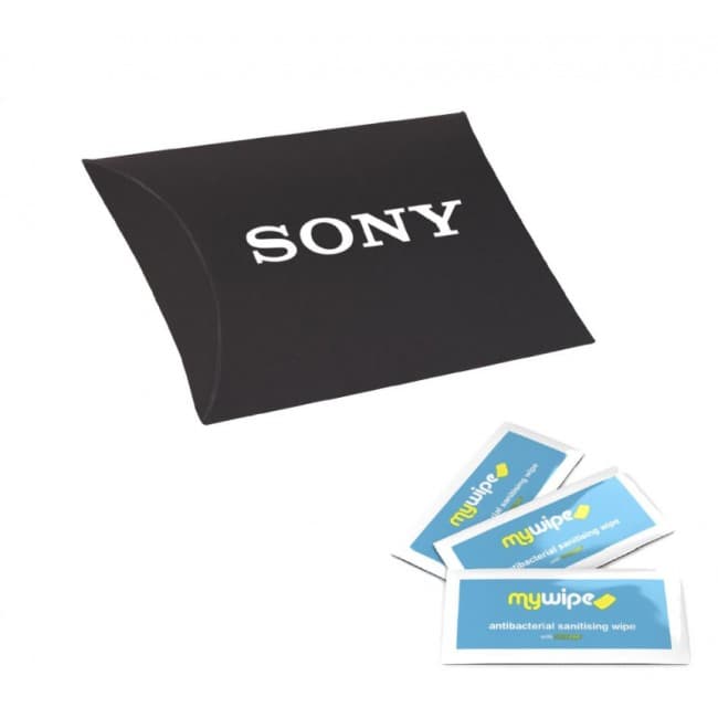 Custom Printed Branded Anti Bacterial Wipes 3 Pack