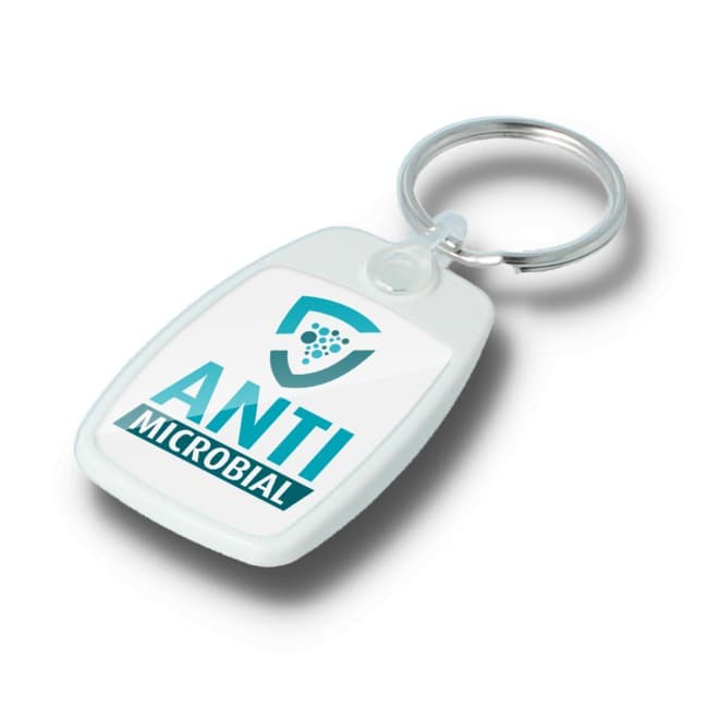 Custom Printed AntiMicrobial PFK Compact Keyring