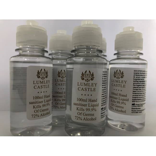 Custom Printed 100ml Branded Liquid Hand Sanitiser 