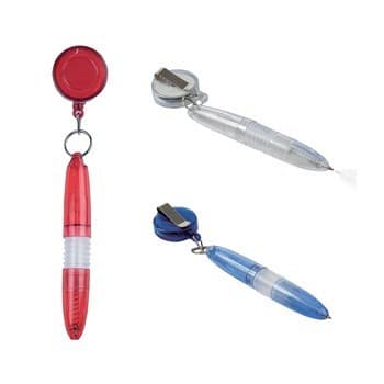 Custom Printed Retractable Pen Barman