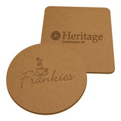 Custom Printed Eco Natural Leather Coaster