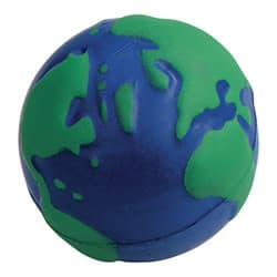 Custom Printed Stress World Globe Ball