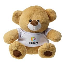 Custom Printed Plush Teddy Bear with T-Shirt 6.5"