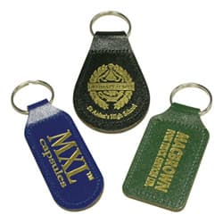 Custom Printed Eco Colour Leather Key Ring