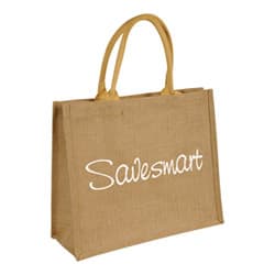 Custom Printed Short Handled Jute Bag