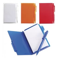 Custom Printed Vector Note Pad and Pen