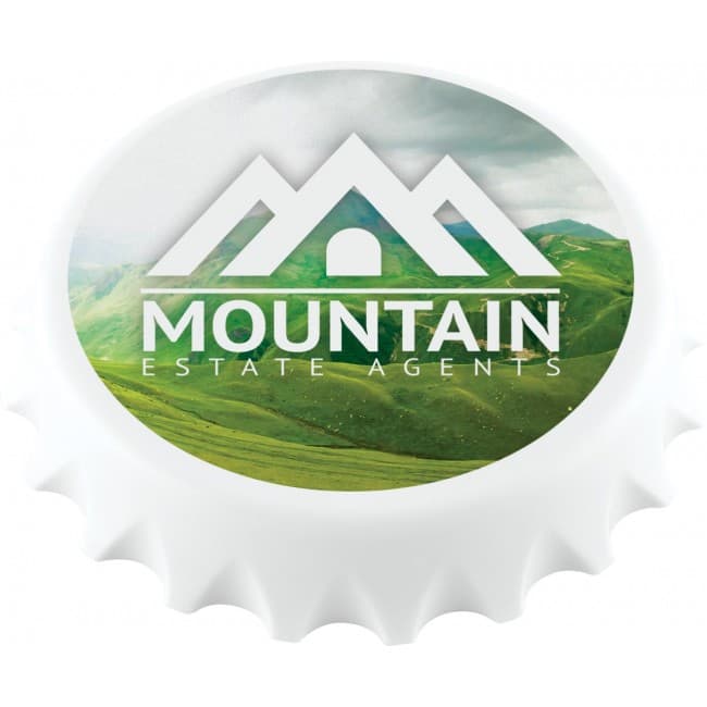 Custom Printed Bottle Cap Fridge Magnet