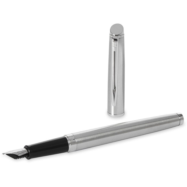 Custom Printed Waterman stainless steel fountain pen - Image 2