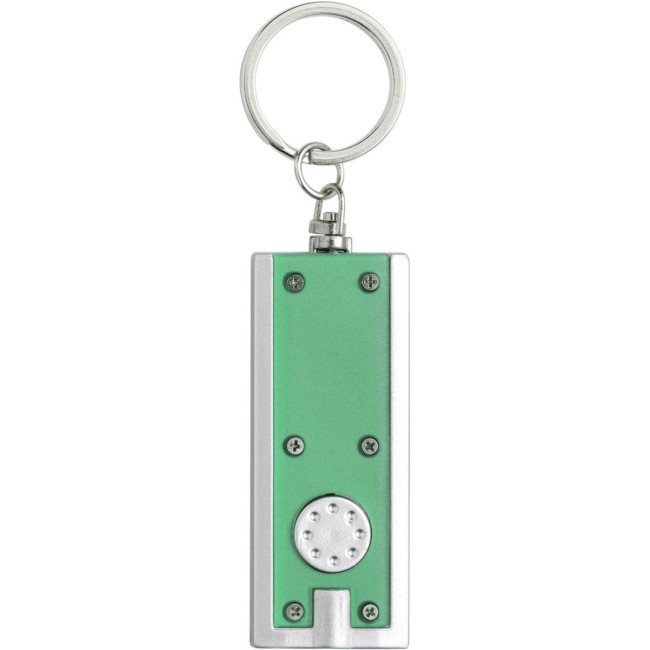 Custom Printed Plastic LED torch keyring - Image 2