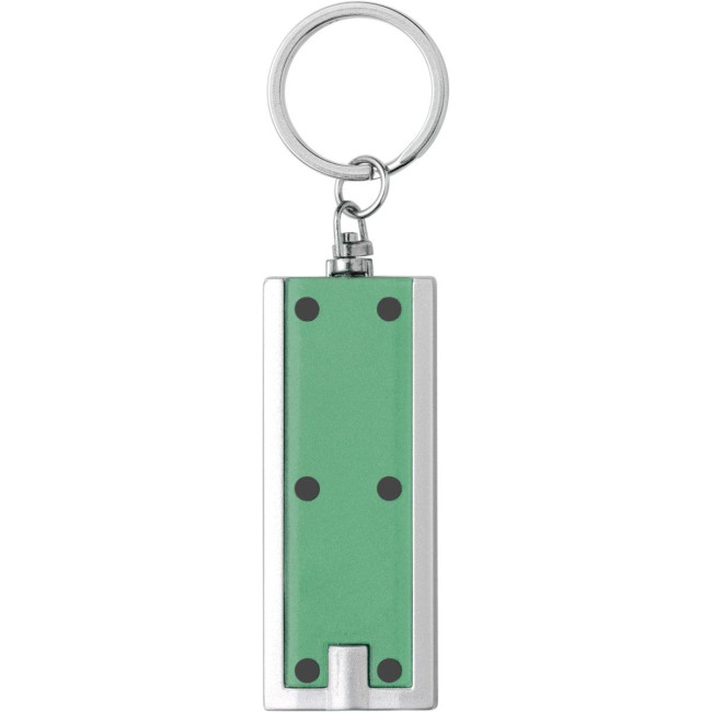 Custom Printed Plastic LED torch keyring - Image 3