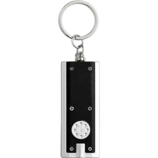 Custom Printed Plastic LED torch keyring - Image 4