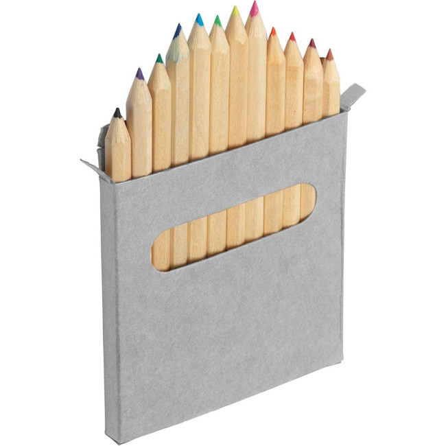 Custom Printed 12 Colour pencil set - Image 1