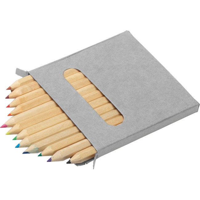 Custom Printed 12 Colour pencil set - Image 2