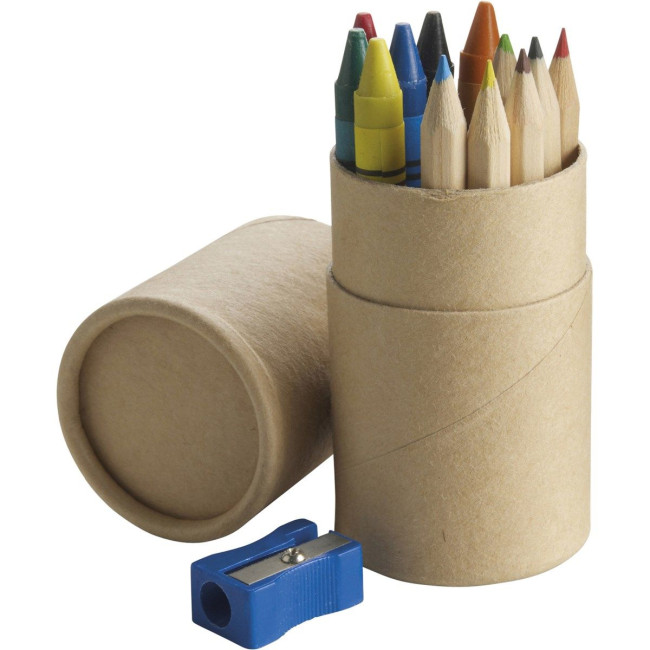 Custom Printed Colouring Pencil set - Image 1