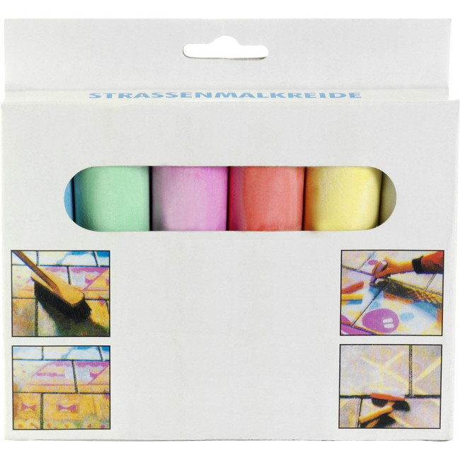 Custom Printed Chalk Set 6pc - Image 1