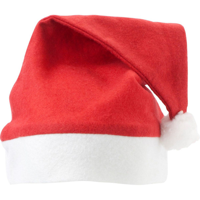 Custom Printed Felt Christmas hat - Image 1