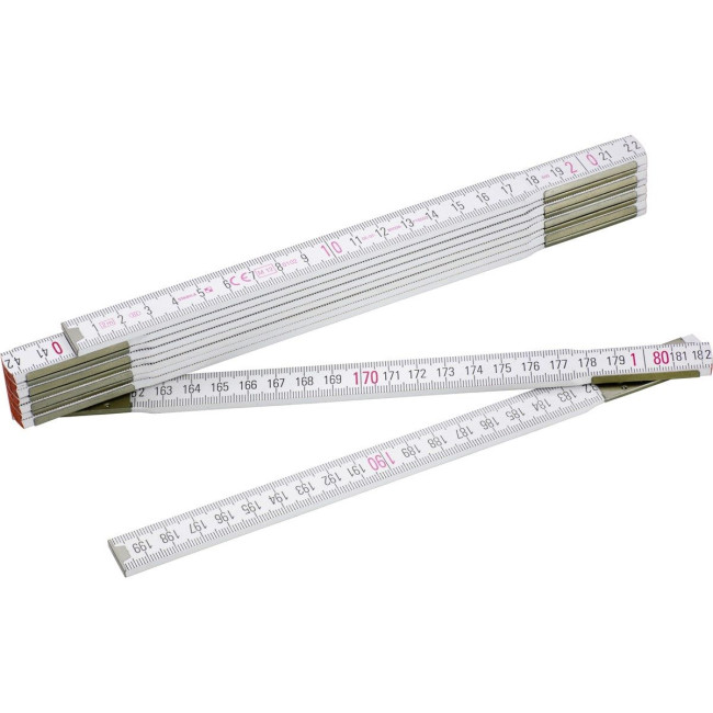 Custom Printed Stabila wooden folding ruler (2m) - Image 1