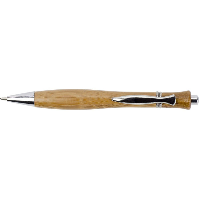 Custom Printed Bamboo ballpen - Image 2