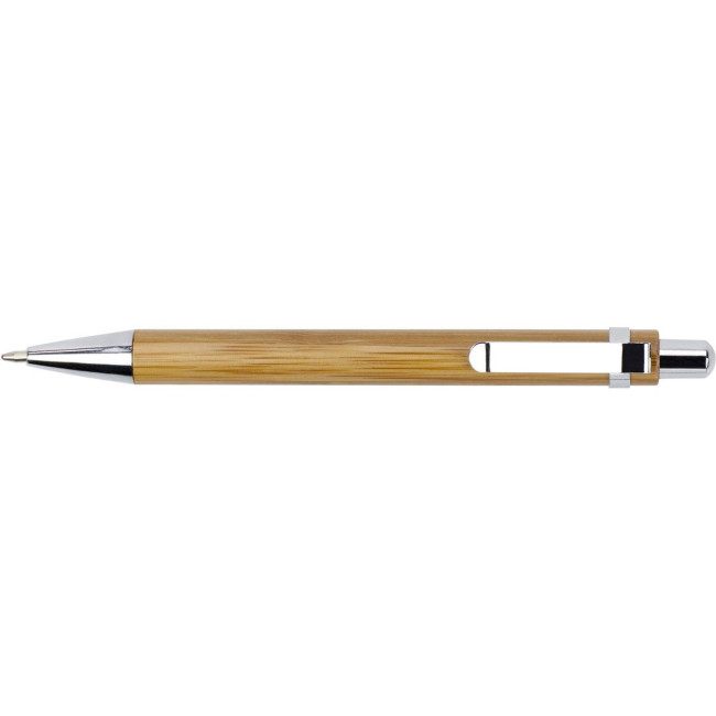 Custom Printed The Hadleigh Bamboo Ballpen - Image 1