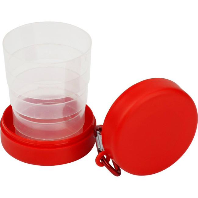 Custom Printed Plastic Foldable Drinking Cup 220ml - Image 1