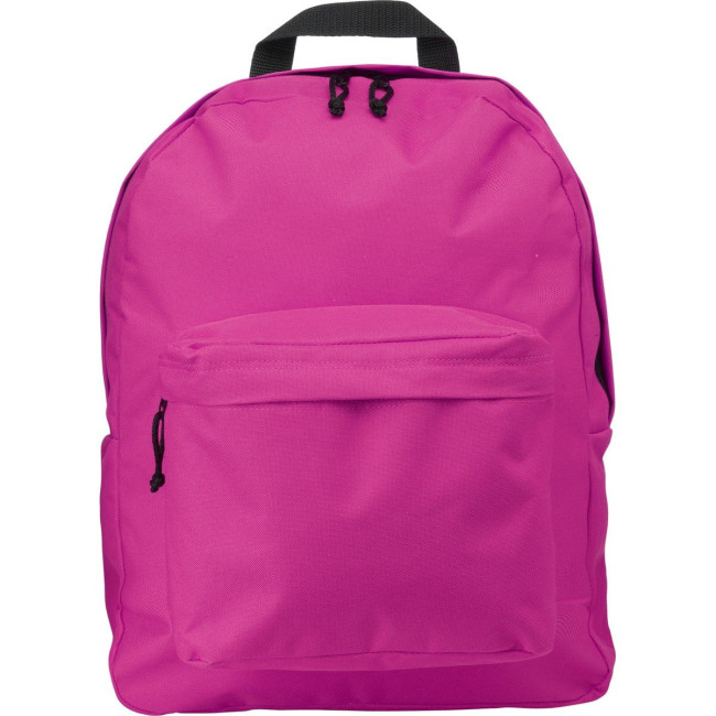 Custom Printed Polyester backpack - Image 9