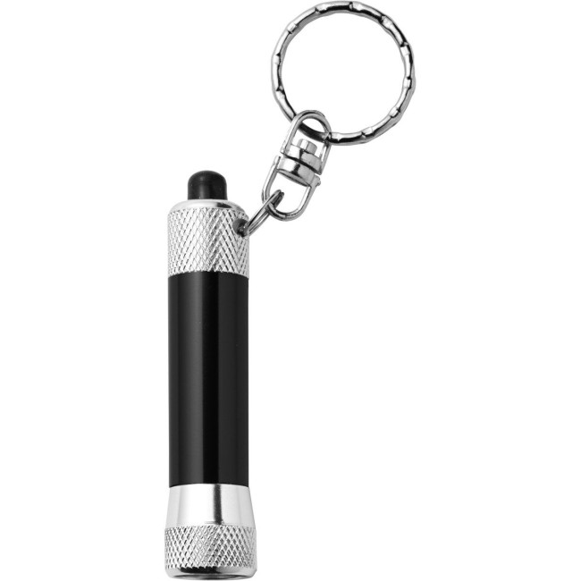 Custom Printed Aluminium LED torch keyring - Image 3