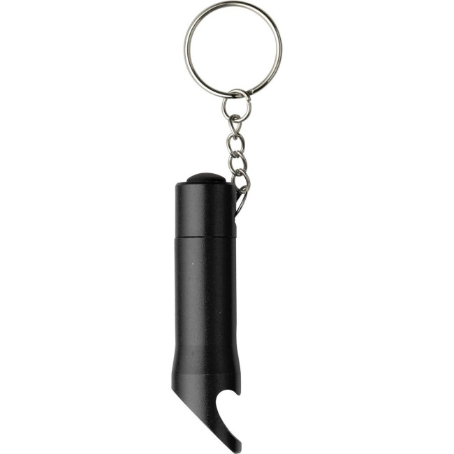 Custom Printed Bottle Opener with torch keyring - Image 1