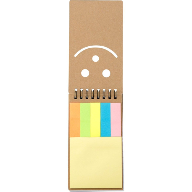 Custom Printed Notebook with sticky notes - Image 1