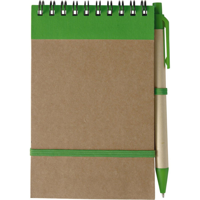 Custom Printed Recycled Wiro Bound Notebook - Image 2