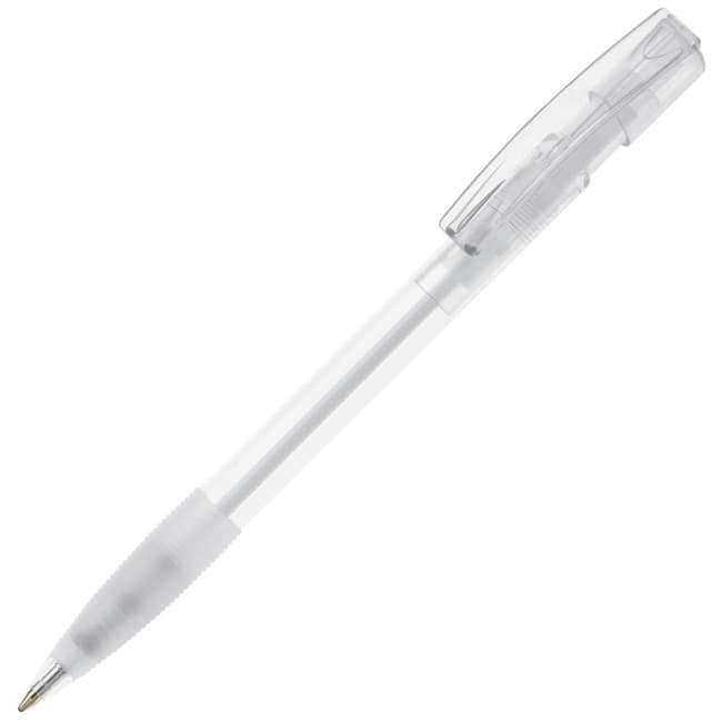 Custom Printed Nash ball pen rubber grip transparent - Image 1