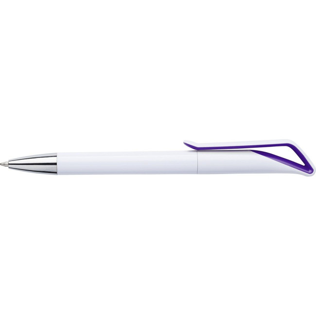 Custom Printed Ballpen with geometric neck - Image 1