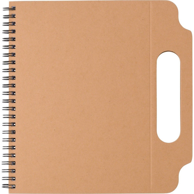 Custom Printed Cardboard A5 Notebook - Image 2