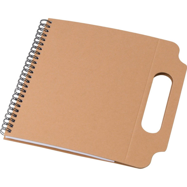 Custom Printed Cardboard A5 Notebook - Image 4