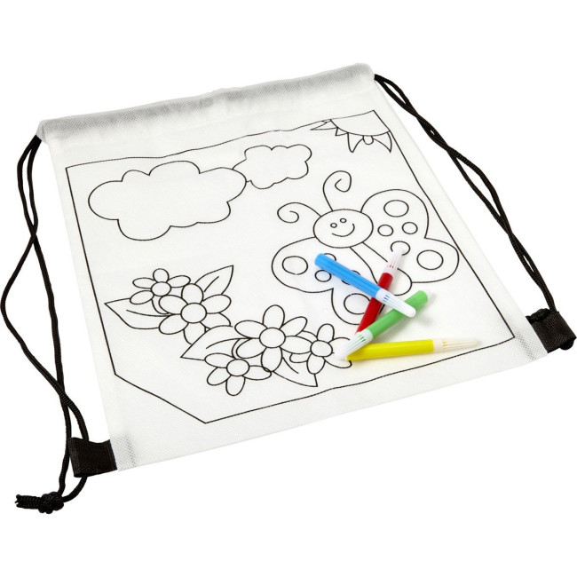 Custom Printed Nonwoven Colour In Backpack - Image 6