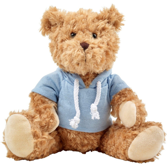 Custom Printed Plush teddy bear with hoodie - Image 2