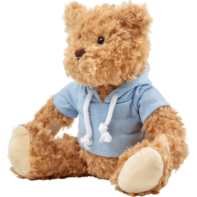 Custom Printed Plush teddy bear with hoodie - Image 3