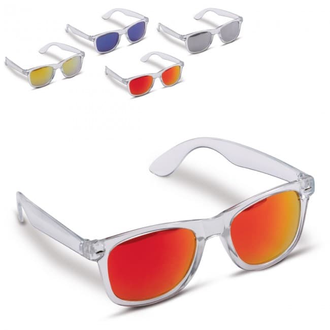 Custom Printed Sunglasses Bradley transparent 400UV - Image 1