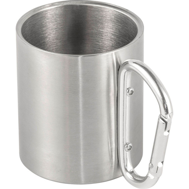 Custom Printed Stainless steel double walled mug 185ml - Image 1