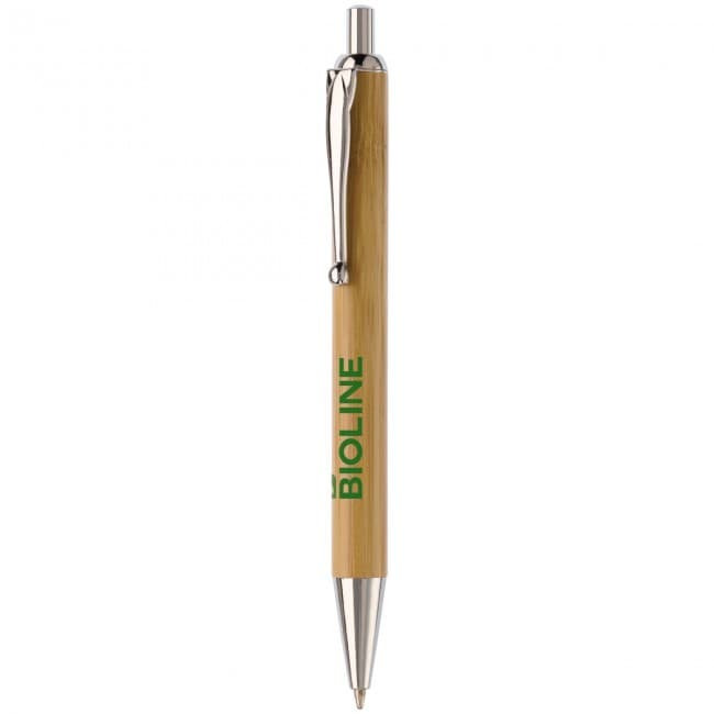 Custom Printed Ball pen bamboo - Image 2