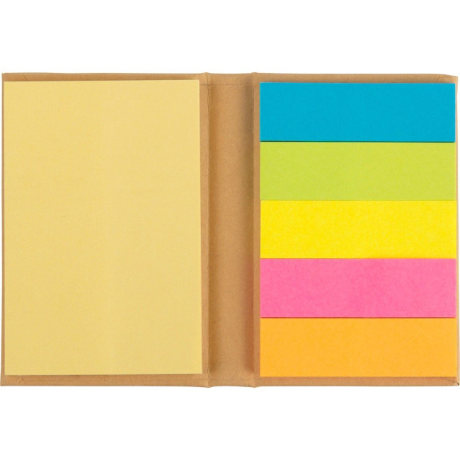 Custom Printed Notebook with sticky notes - Image 1