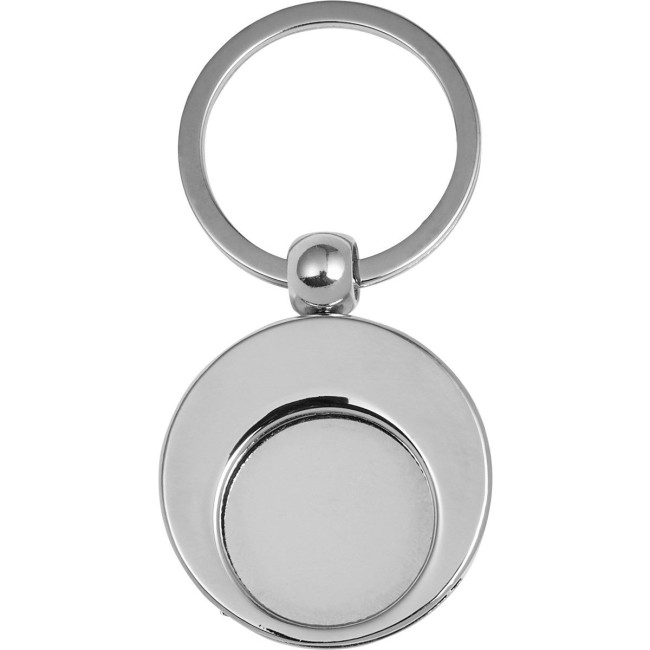 Custom Printed Shopping trolley coin keyring - Image 2