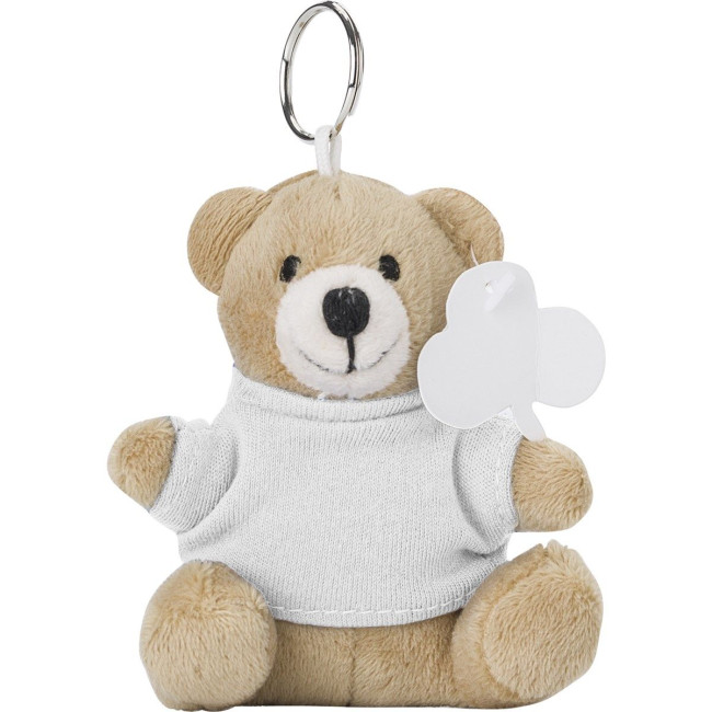 Custom Printed Teddy bear keyring - Image 1