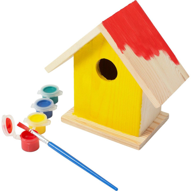 Custom Printed Birdhouse with painting set - Image 5