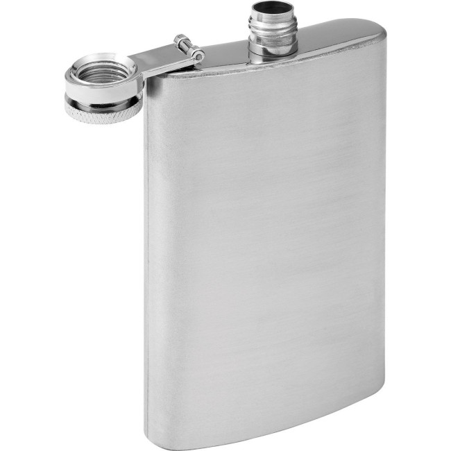 Custom Printed Steel hip flask 100ml - Image 2