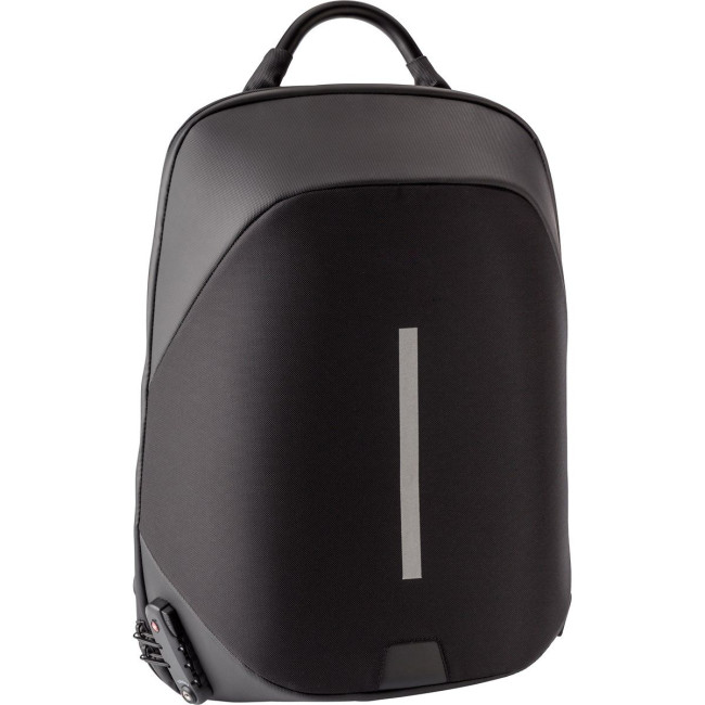 Custom Printed Nylon Laptop Backpack - Image 1