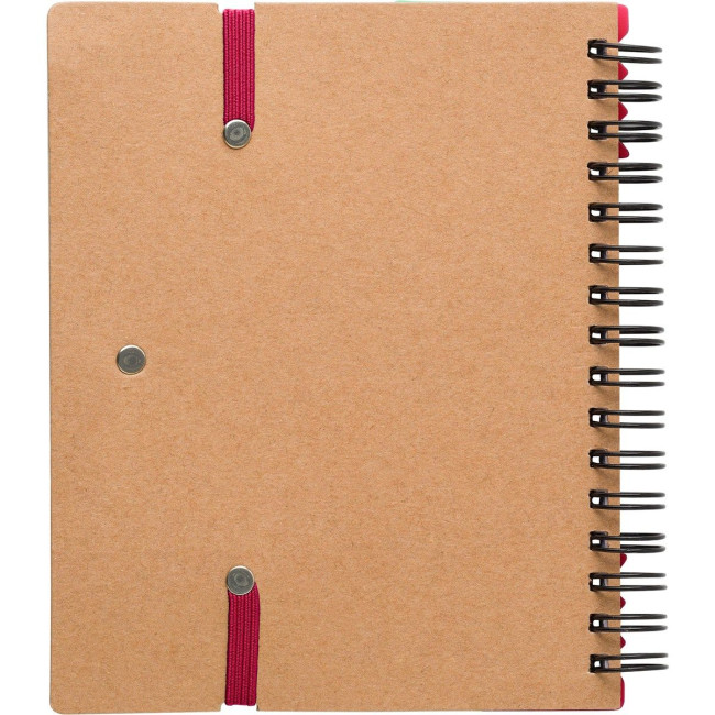 Custom Printed Recycled Wiro Bound Notebook - Image 3