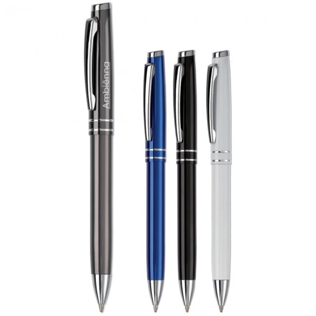 Custom Printed Ball pen metal 2 stripes - Image 2