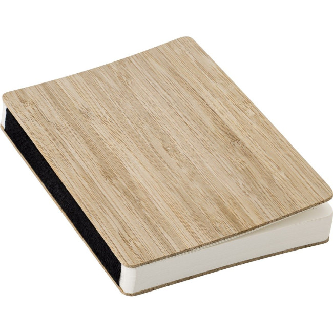 Custom Printed Bamboo covered notebook - Image 1