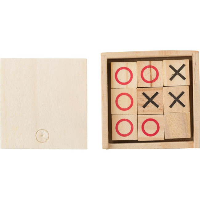 Custom Printed Wooden Tic Tac Toe game - Image 5